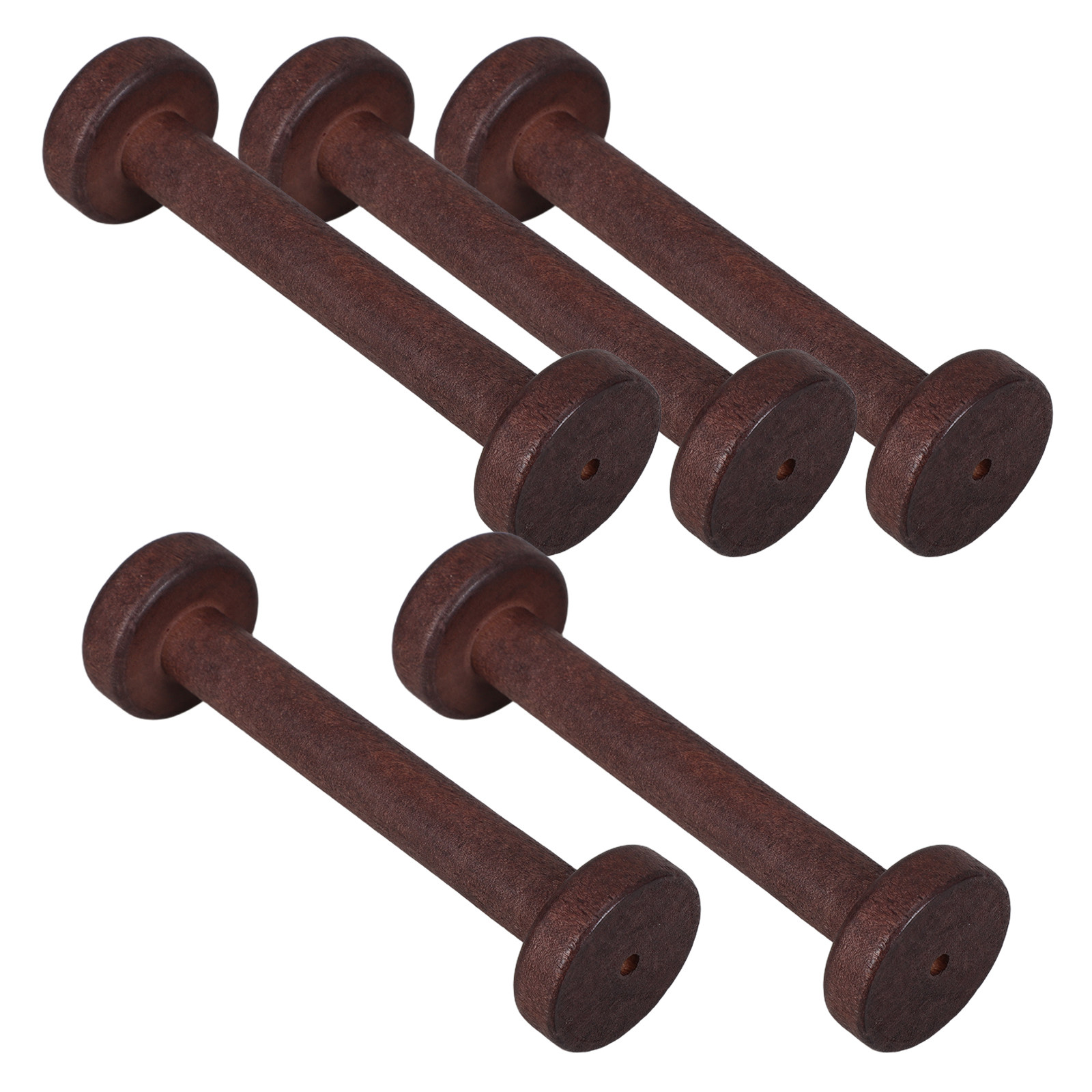 Woodworking Hobbies - 5 adet ahşap makaralar el sanatları