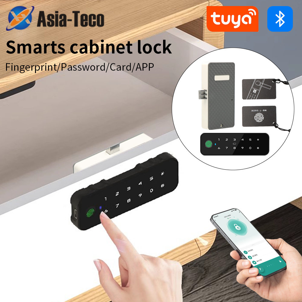 Woodworking Veneer - Tuya Bluetooth Akıllı Ahşap Dolap Parmak