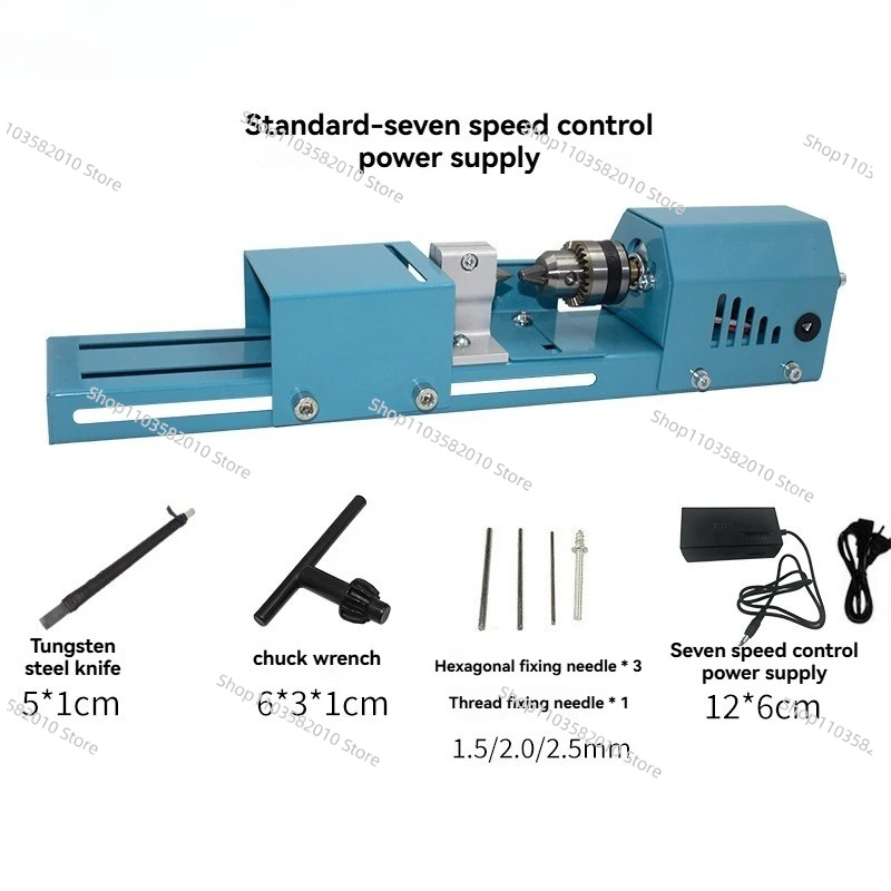 Woodworking Lathe - Küçük Torna Makinesi - Çok Fonksiyonlu