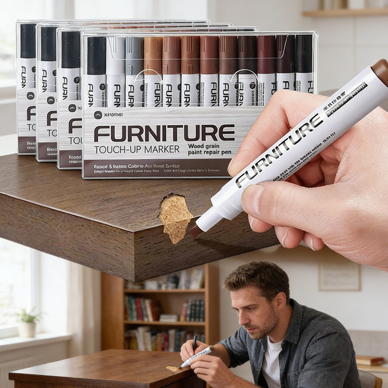 Woodworking Oil Finish - 6-12 adet mobilya rötuş işaretleyiciler ahşap