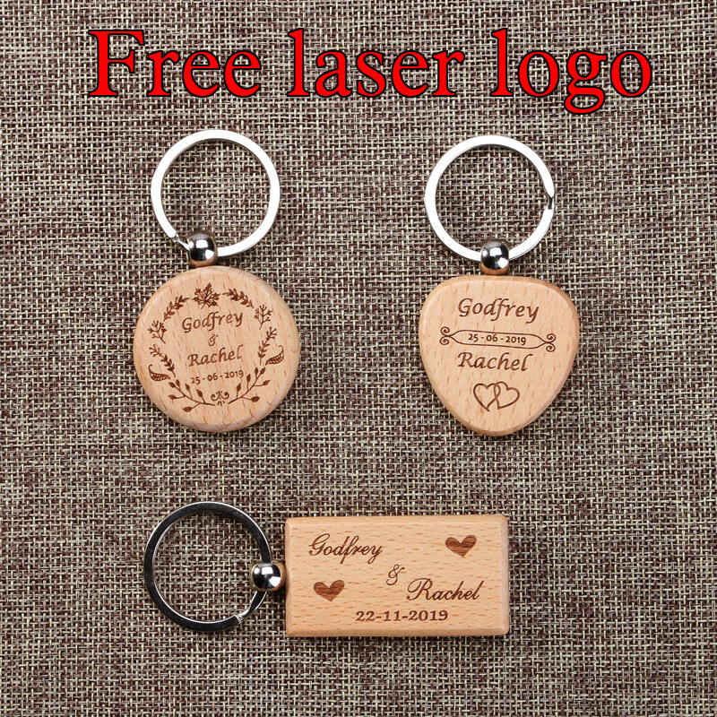 Woodworking Logos - Özel Ahşap Anahtarlık Lazer Kazınmış Etiketler