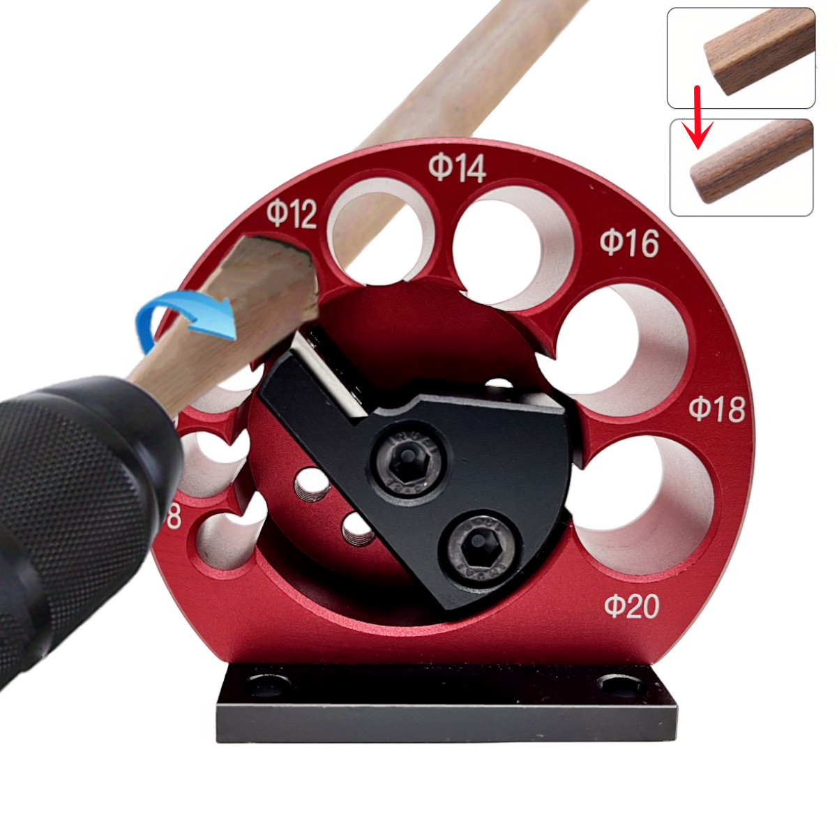 Woodworking Or Woodworking - 8-Holes ayarlanabilir dübel Maker Jig 8mm-20mm