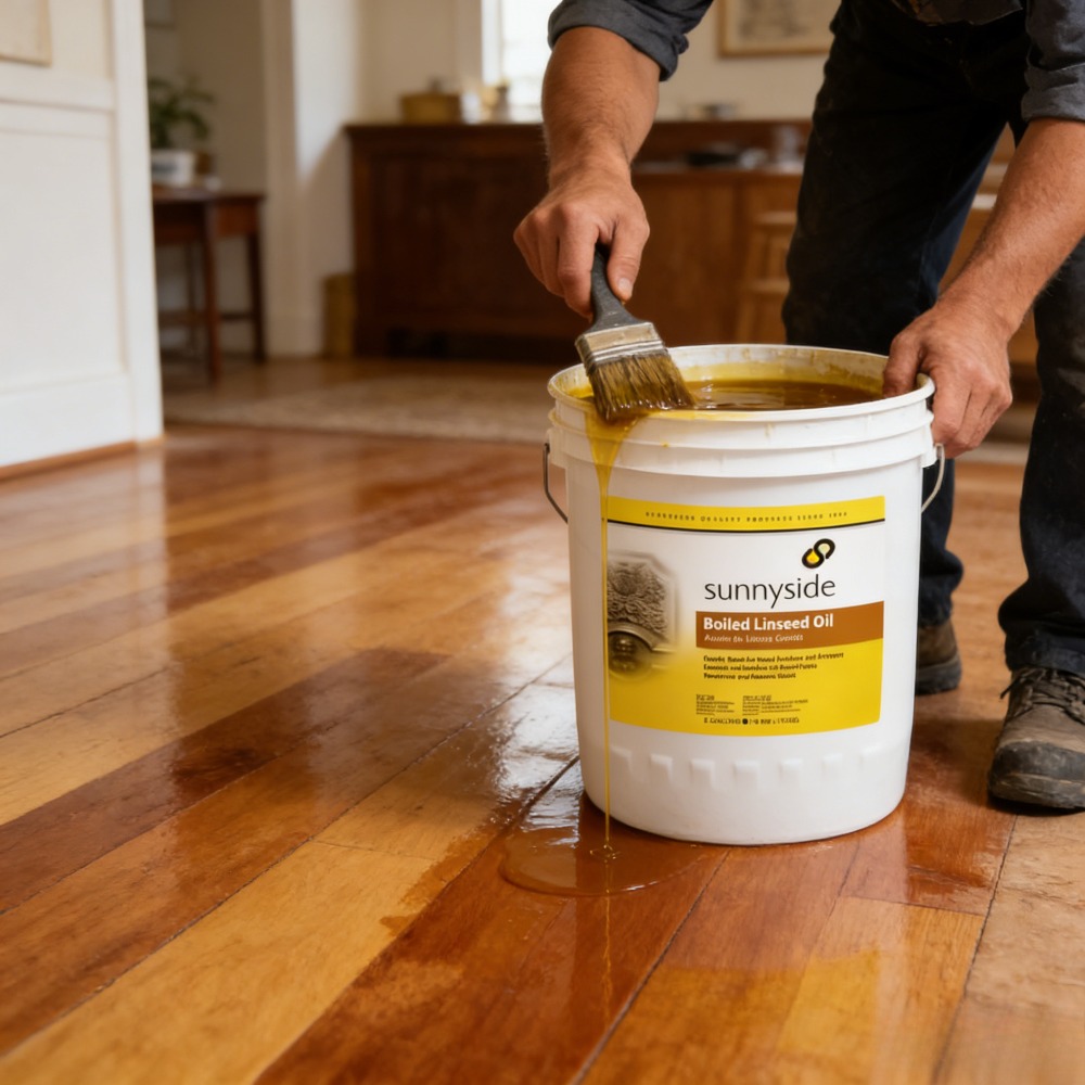 Woodworking Oil Finish - ABD'den Gönderilen Haşlanmış Keten Tohumu Yağı