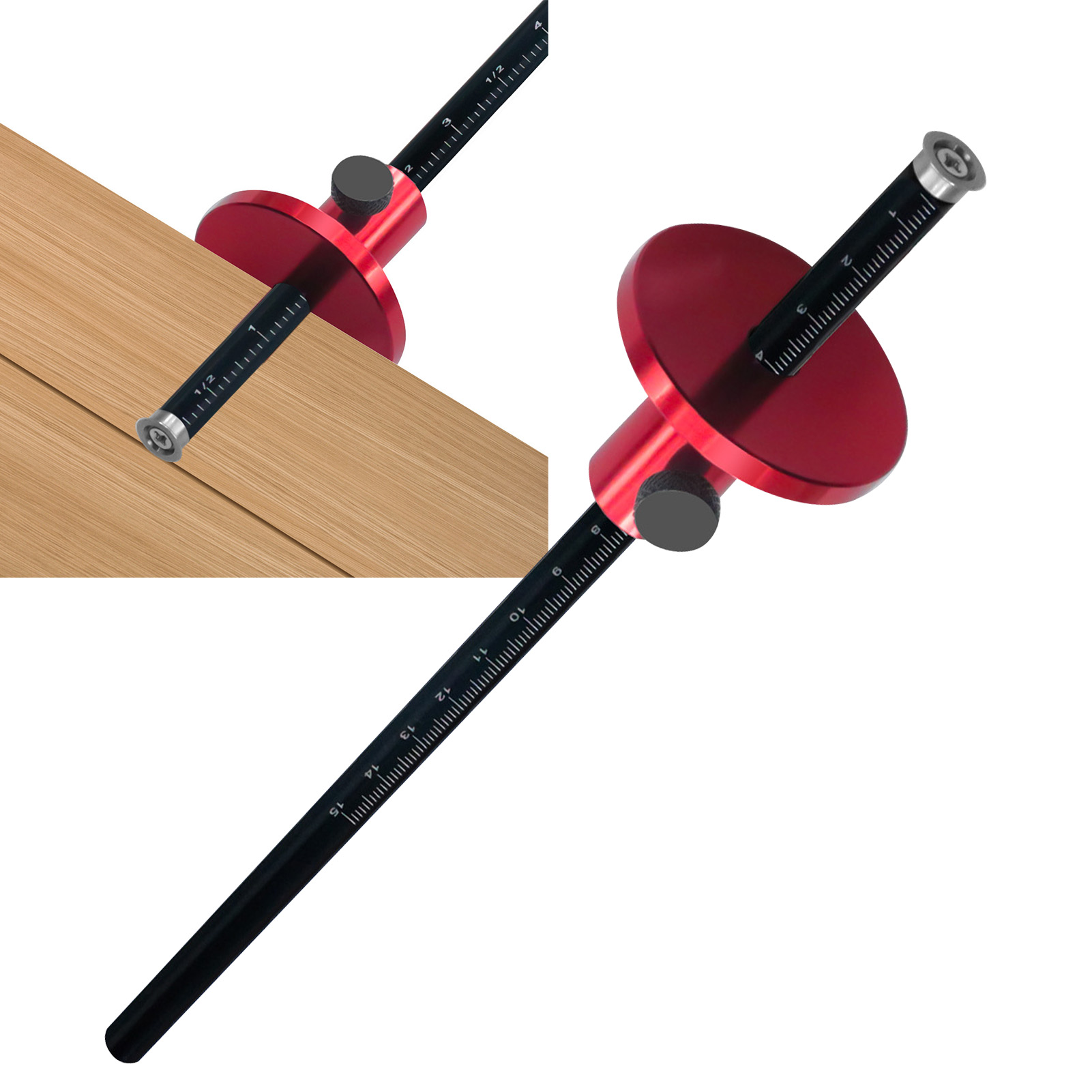 Woodworking Marking Gauge - Ahşap İşleme Çizicisi Avrupa Tipi Tekerlekli
