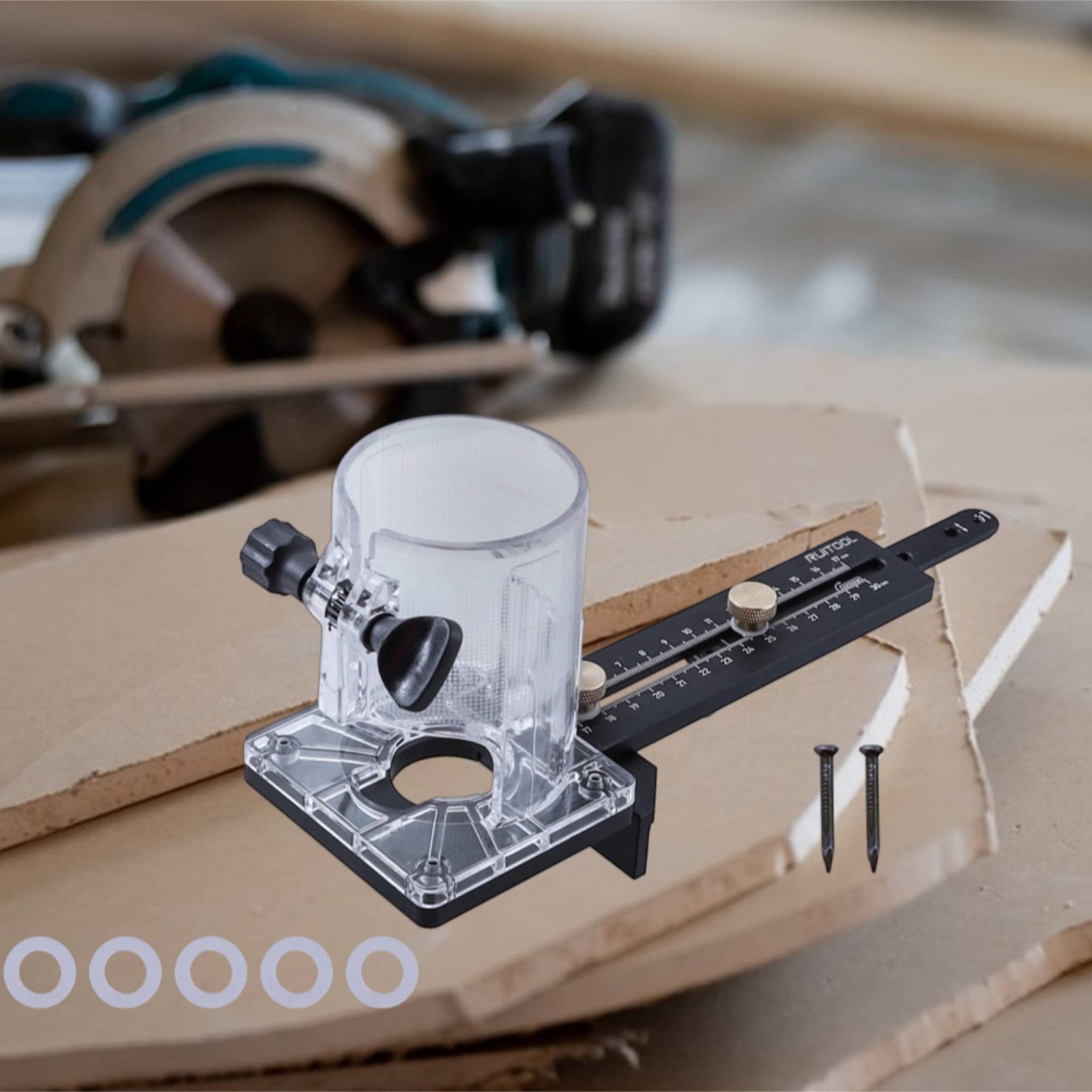 Woodworking Multi Tool - Yönlendirici Daire Kesme Aparatı Çok Fonksiyonlu