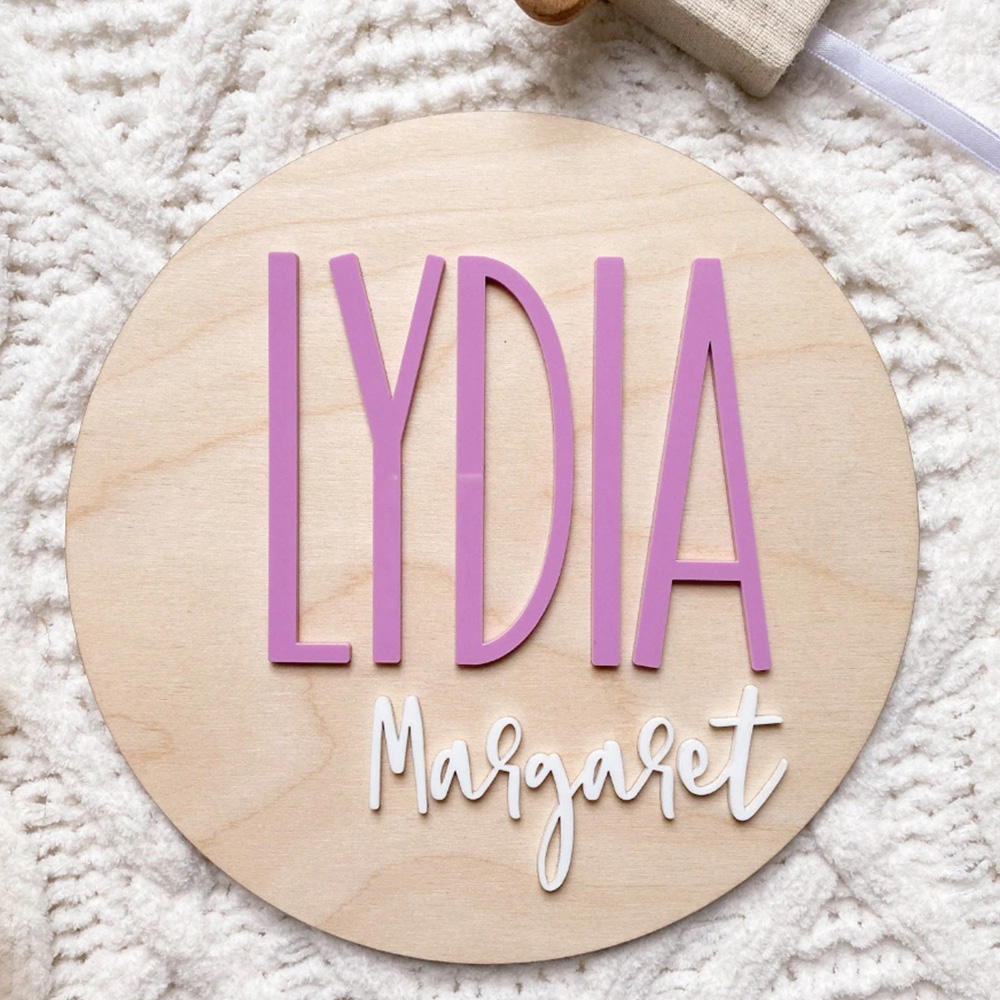 Kişiye Özel Doğum Duyuru Plake - Woodworking Laser incelemesi ve fiyatı