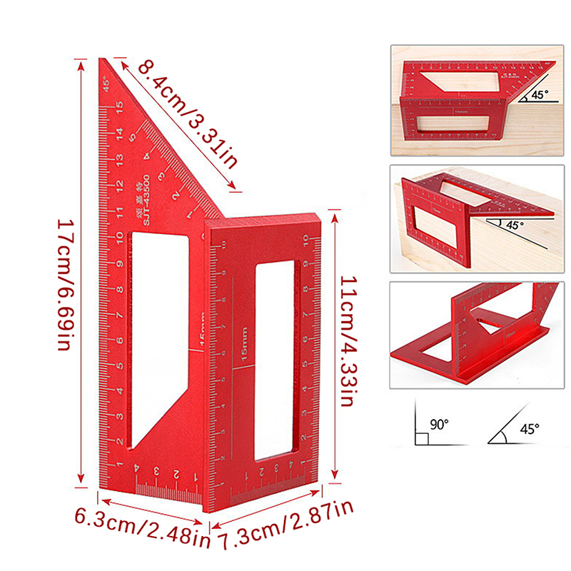 Çok fonksiyonlu Açı Cetveli 45 - Woodworking Marking Gauge incelemesi ve fiyatı
