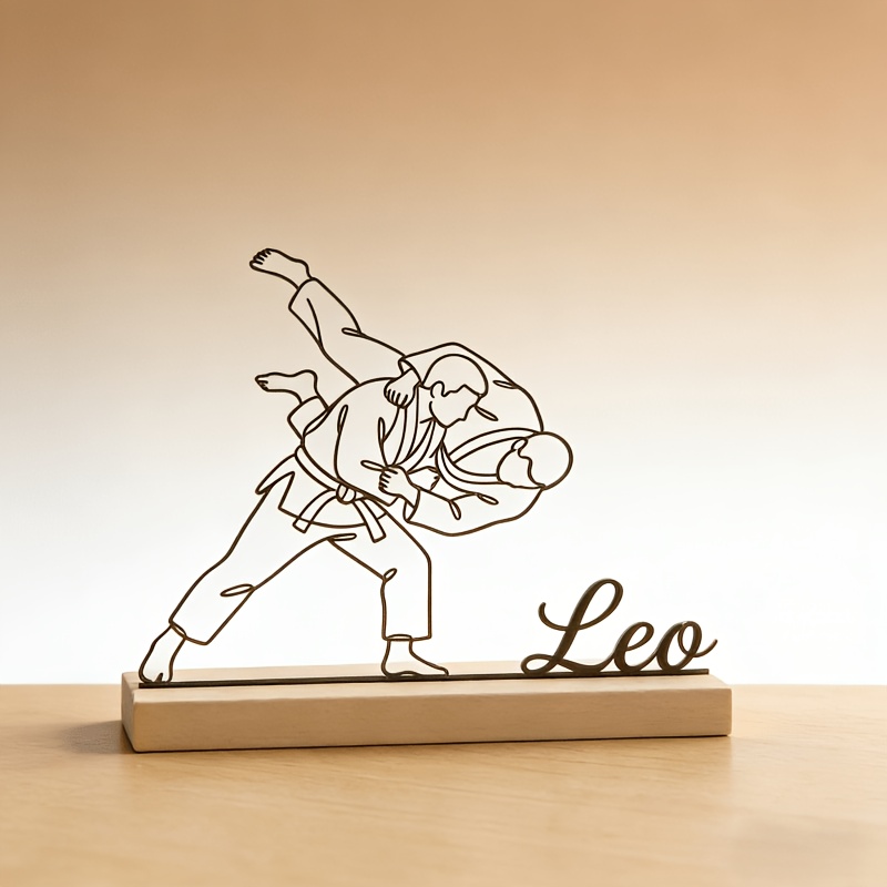 Özel Olarak Kazınmış Judo Dövü - Woodworking Laser incelemesi ve fiyatı