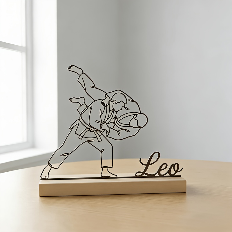 Özel Olarak Kazınmış Judo Dövü - Woodworking Laser incelemesi ve fiyatı
