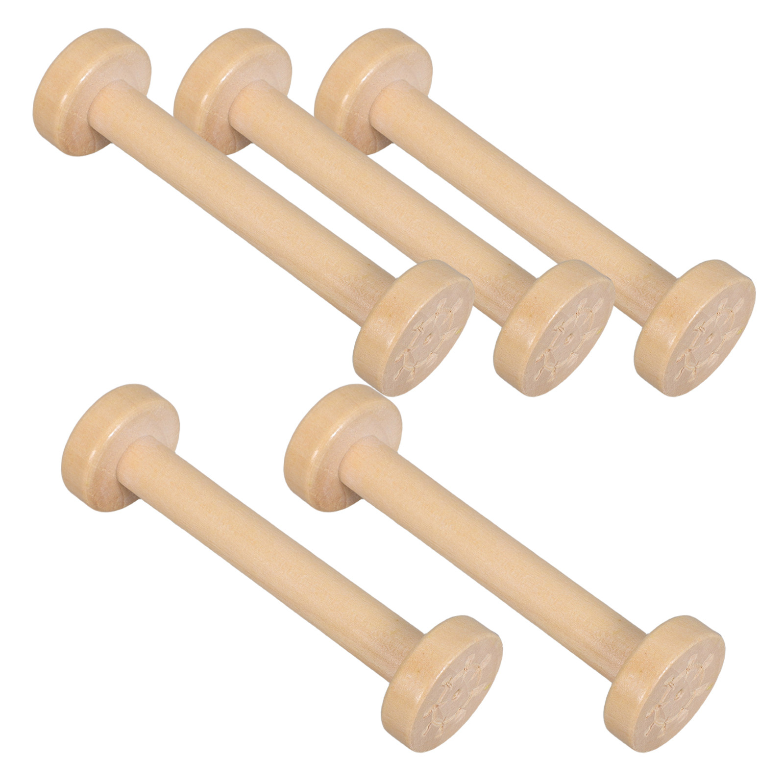5 adet ahşap makaralar doğal V - Woodworking Hobbies incelemesi ve fiyatı