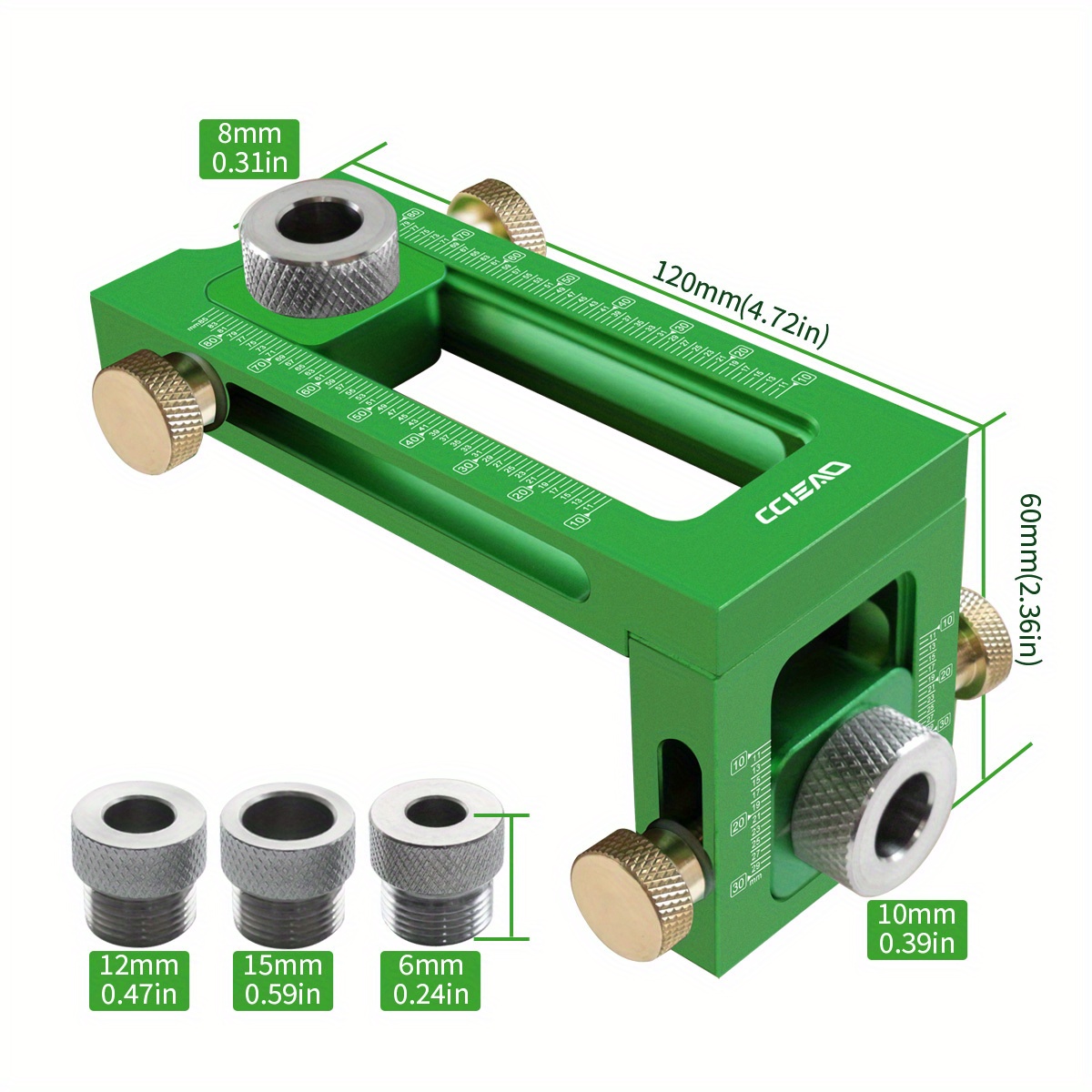 Vida Jig 2'si 1 arada Ayarlana - Woodworking Drill Bits incelemesi ve fiyatı