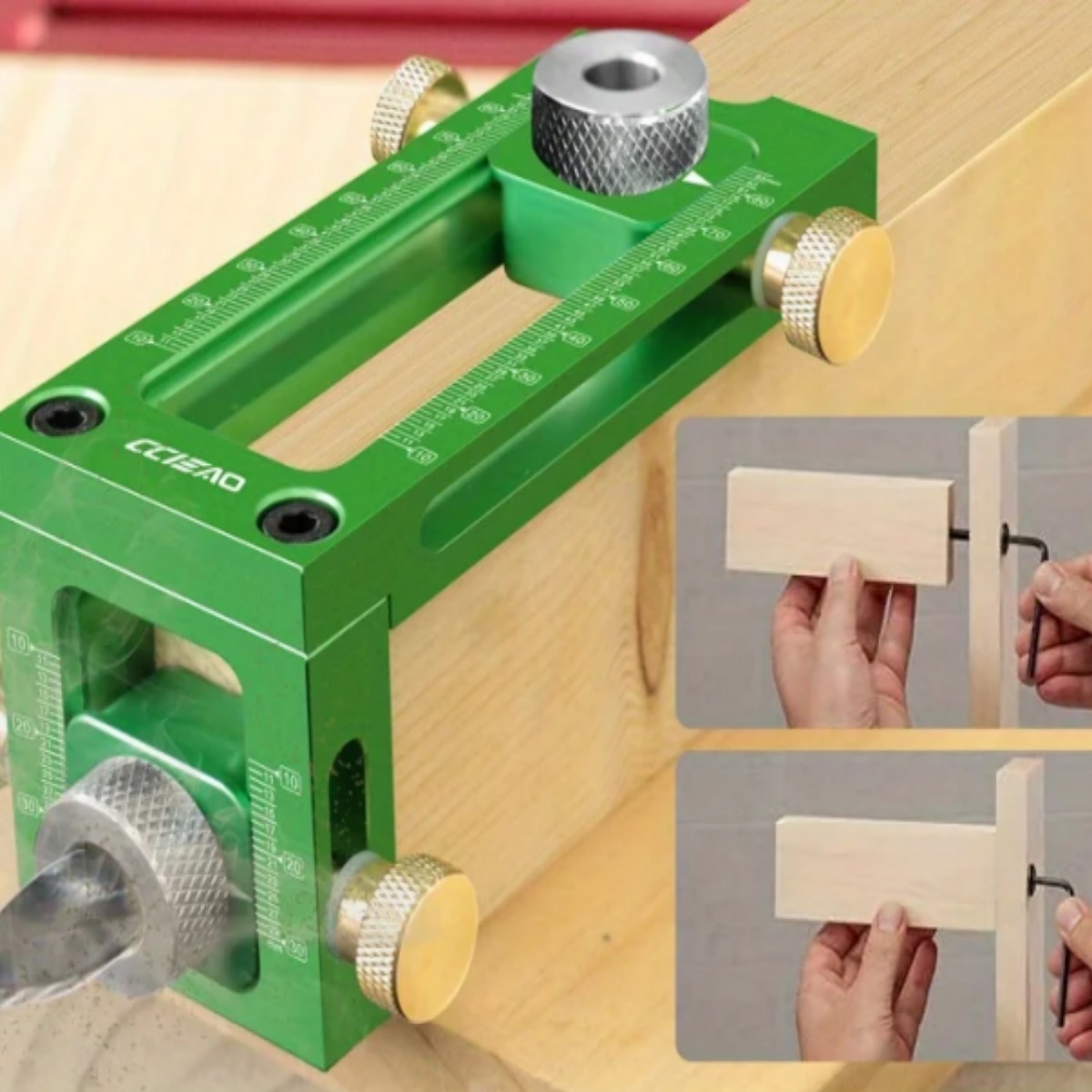Vida Jig 2'si 1 arada Ayarlana - Woodworking Drill Bits incelemesi ve fiyatı