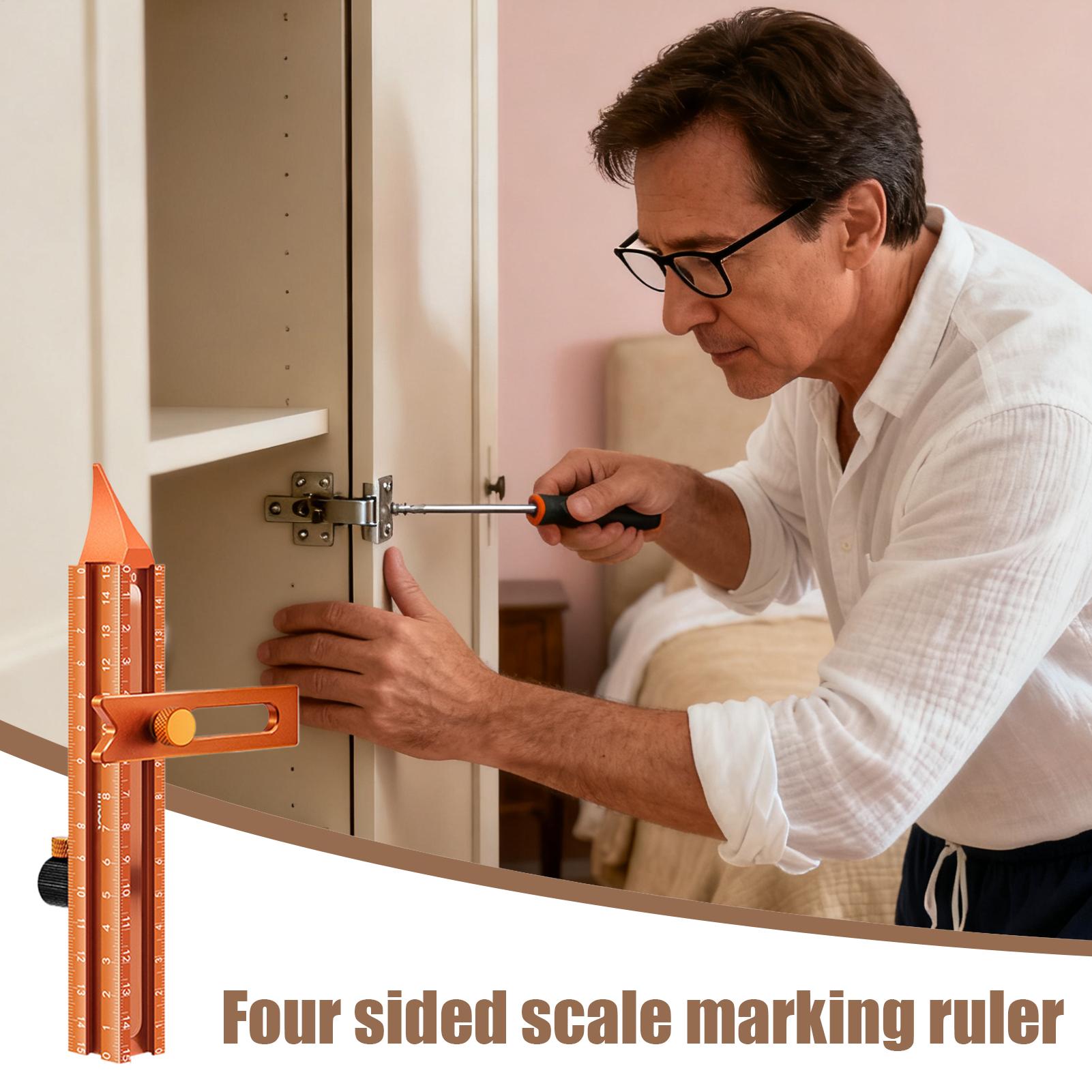 Ahşap İşleme Aleti 4 Taraflı M - Woodworking Marking Gauge incelemesi ve fiyatı