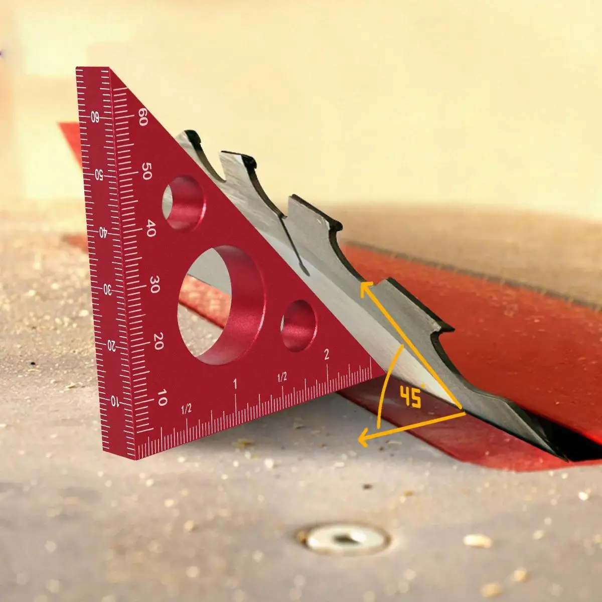 Alüminyum 45/90 Derece Üçgen K - Woodworking Marking Gauge incelemesi ve fiyatı