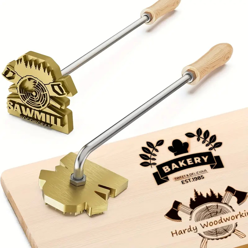 M8 Özel Marka Baskı Demiri Kiş - Woodworking Logo Design incelemesi ve fiyatı