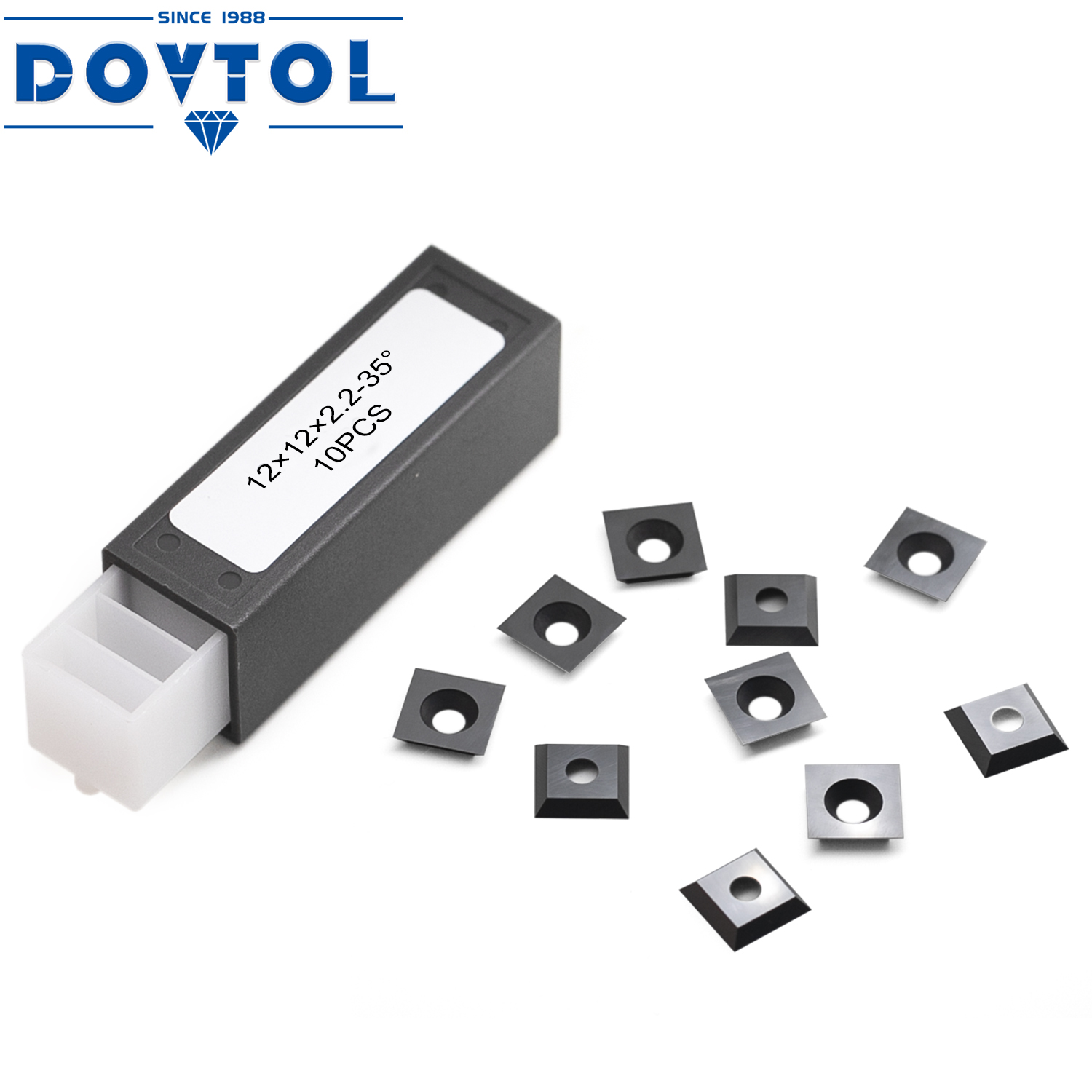 12x12x2.2mm Kare Tungsten Karb - Woodworking Or Woodworking incelemesi ve fiyatı